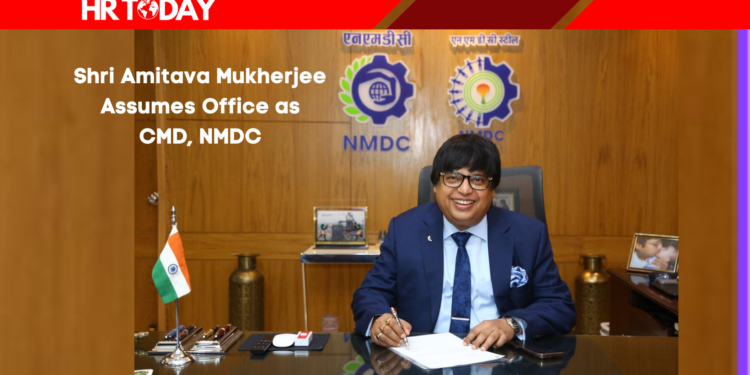 Shri Amitava Mukherjee Assumes Office as CMD, NMDC