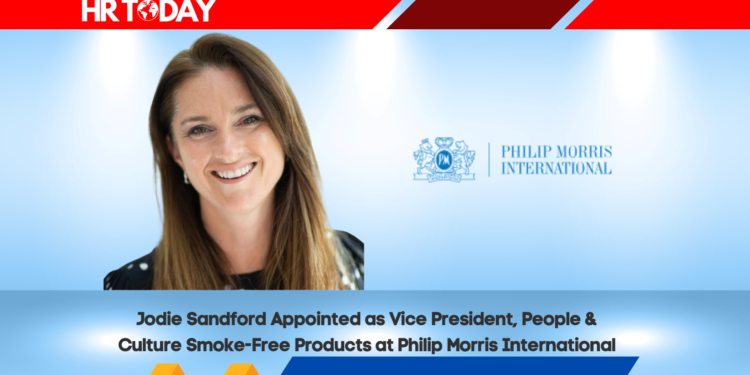 Jodie Sandford Appointed as Vice President, People & Culture Smoke-Free Products at Philip Morris International