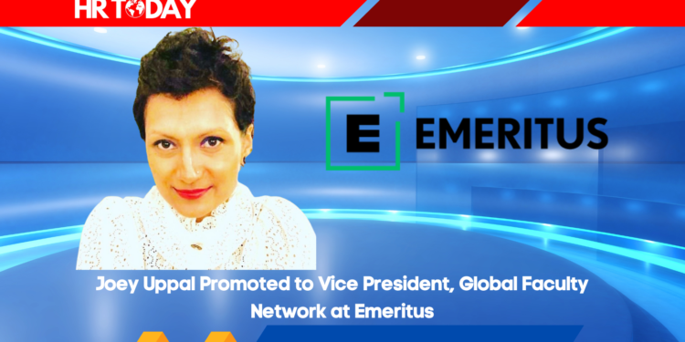 Joey Uppal Promoted to Vice President, Global Faculty Network at Emeritus