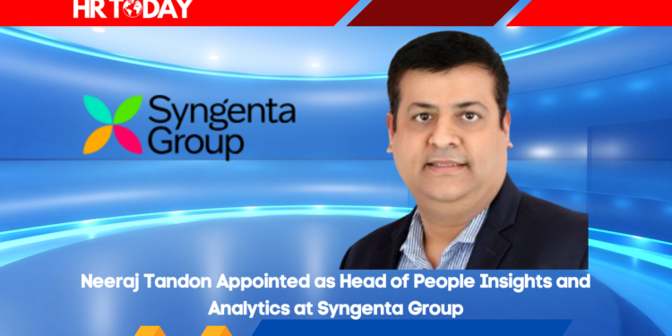 Neeraj Tandon Appointed as Head of People Insights and Analytics at Syngenta Group