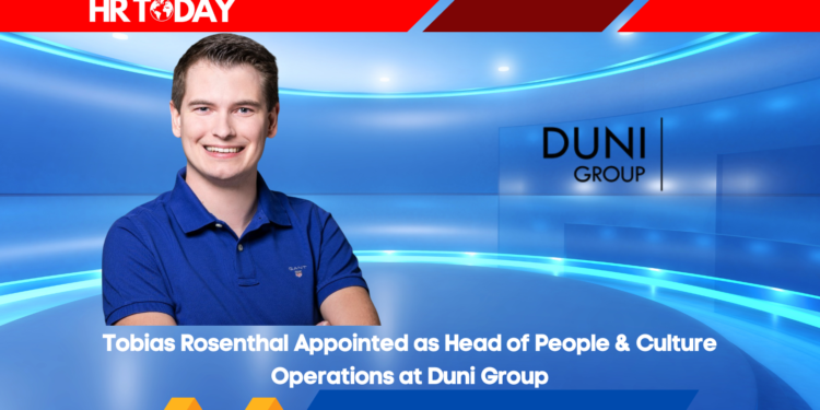 Tobias Rosenthal Appointed as Head of People & Culture Operations at Duni Group
