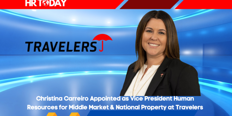Christina Carreiro Appointed as Vice President Human Resources for Middle Market & National Property at Travelers