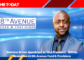 Damone Brown Appointed as Vice President - Human Resources at 8th Avenue Food & Provisions