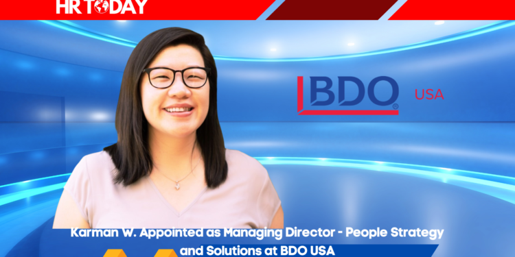 Karman W. Appointed as Managing Director - People Strategy and Solutions at BDO USA