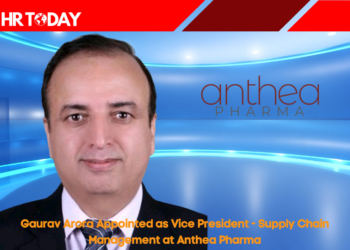 Gaurav Arora Appointed as Vice President - Supply Chain Management at Anthea Pharma