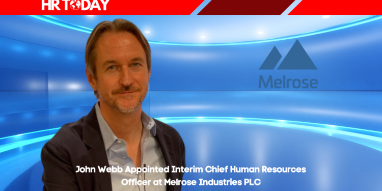 John Webb Appointed Interim Chief Human Resources Officer at Melrose Industries PLC