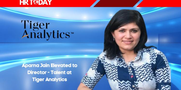 Aparna Jain Elevated to Director - Talent at Tiger Analytics