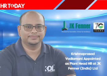 Krishnaprasad Vadlamani Appointed as Plant Head HR at JK Fenner (India) Ltd