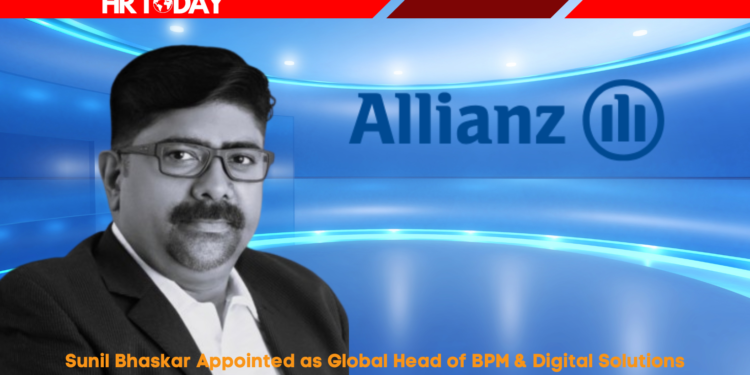 Sunil Bhaskar Appointed as Global Head of BPM & Digital Solutions at Allianz Services