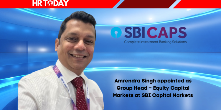 Amrendra Singh appointed as Group Head – Equity Capital Markets at SBI Capital Markets