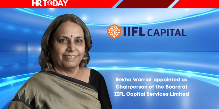 Rekha Warriar appointed as Chairperson of the Board at IIFL Capital Services Limited