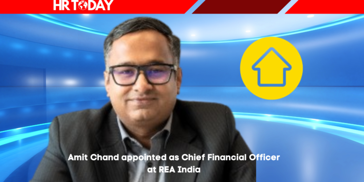 Amit Chand appointed as Chief Financial Officer at REA India