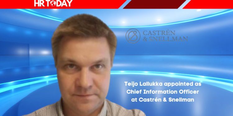 Teijo Lallukka appointed as Chief Information Officer at Castrén & Snellman