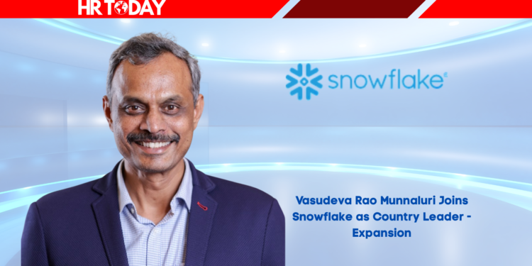 Vasudeva Rao Munnaluri Joins Snowflake as Country Leader - Expansion