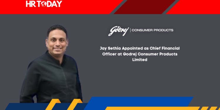 Jay Sethia Appointed as Chief Financial Officer at Godrej Consumer Products Limited