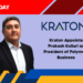 Kraton Appoints Prakash Kolluri as President of Polymers Business