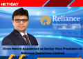 Hiren Mehta Appointed as Senior Vice President at Reliance Industries Limited