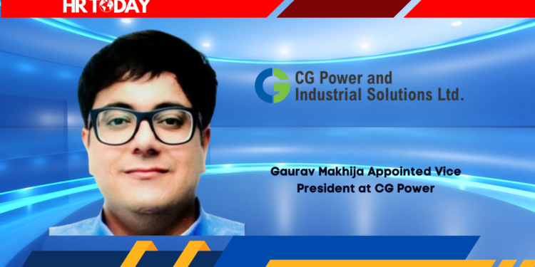 Gaurav Makhija Appointed Vice President at CG Power