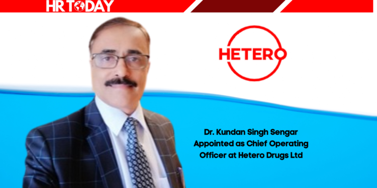 Dr. Kundan Singh Sengar Appointed as Chief Operating Officer at Hetero Drugs Ltd