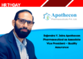 Rajendra Y. Joins Apothecon Pharmaceutical as Associate Vice President – Quality Assurance