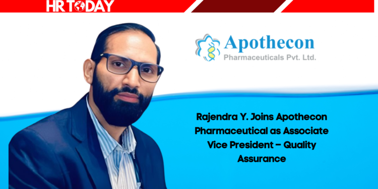 Rajendra Y. Joins Apothecon Pharmaceutical as Associate Vice President – Quality Assurance