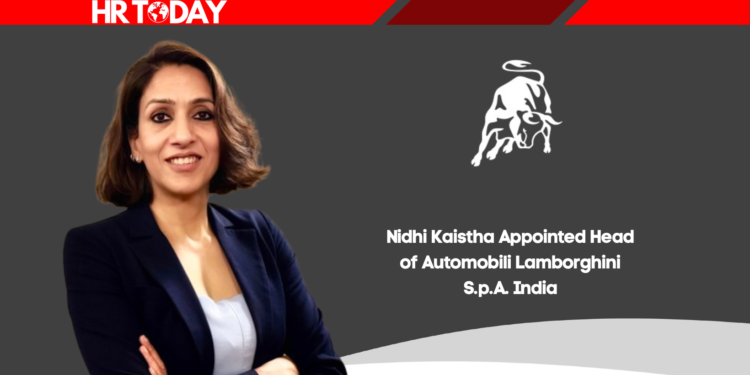 Nidhi Kaistha Appointed Head of Automobili Lamborghini S.p.A. India