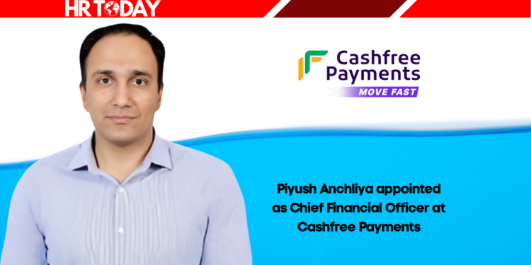 Piyush Anchliya appointed as Chief Financial Officer at Cashfree Payments