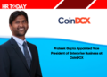 Prateek Gupta Appointed Vice President of Enterprise Business at CoinDCX