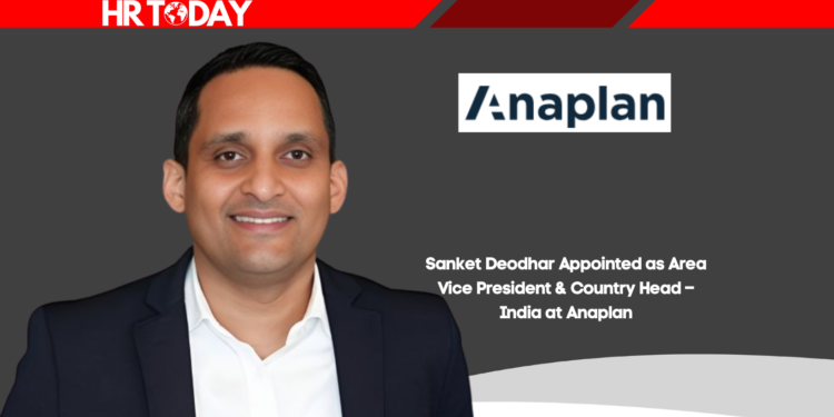 Sanket Deodhar Appointed as Area Vice President & Country Head – India at Anaplan