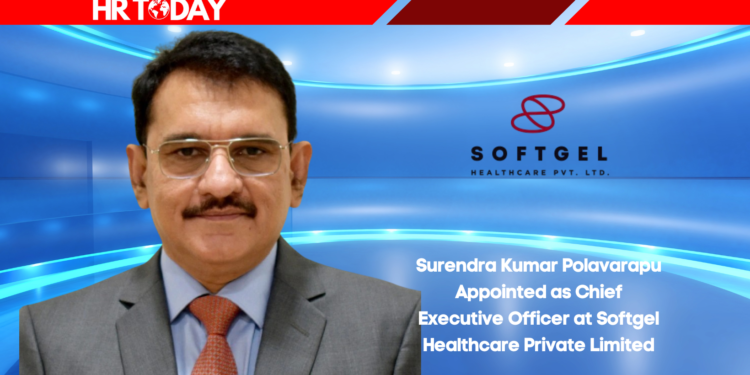 Surendra Kumar Polavarapu Appointed as Chief Executive Officer at Softgel Healthcare Private Limited