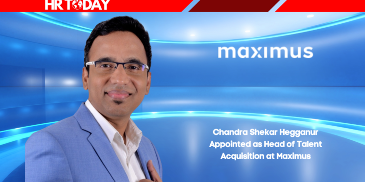Chandra Shekar Hegganur Appointed as Head of Talent Acquisition at Maximus