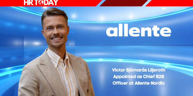 Victor Björnarås Liljeroth Appointed as Chief B2B Officer at Allente Nordic