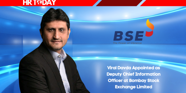 Viral Davda Appointed as Deputy Chief Information Officer at Bombay Stock Exchange Limited