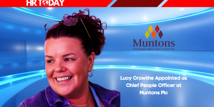 Lucy Crowthe Appointed as Chief People Officer at Muntons Plc