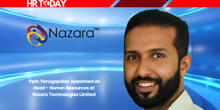 Vipin Venugopalan Appointed as Head – Human Resources at Nazara Technologies Limited