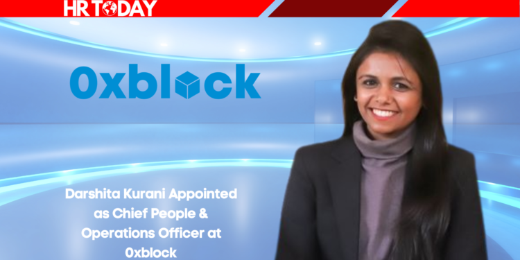 Darshita Kurani Appointed as Chief People & Operations Officer at 0xblock