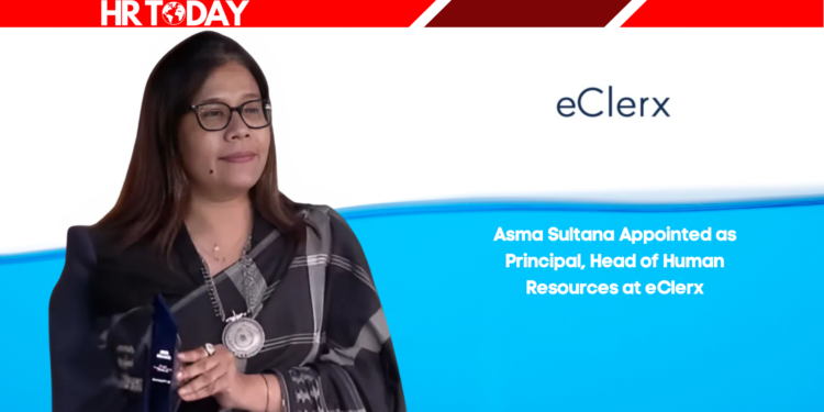 Asma Sultana Appointed as Principal, Head of Human Resources at eClerx