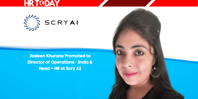 Jasleen Khurana Promoted to Director of Operations - India & Head – HR at Scry AI