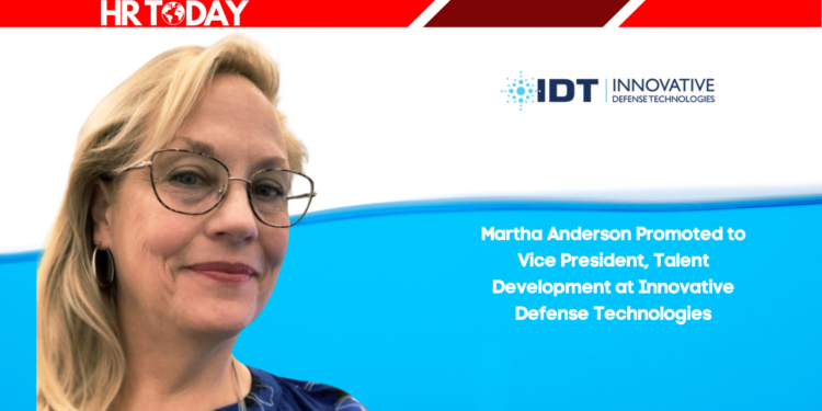 Martha Anderson Promoted to Vice President, Talent Development at Innovative Defense Technologies