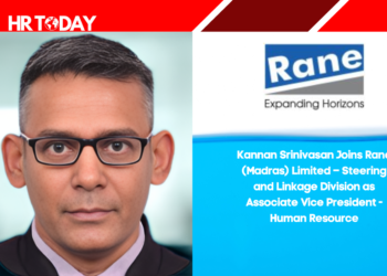 Kannan Srinivasan Joins Rane (Madras) Limited – Steering and Linkage Division as Associate Vice President - Human Resource