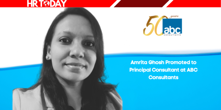Amrita Ghosh Promoted to Principal Consultant at ABC Consultants