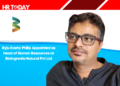 Byju Koshy Philip Appointed as Head of Human Resources at Bioingredia Natural Pvt Ltd