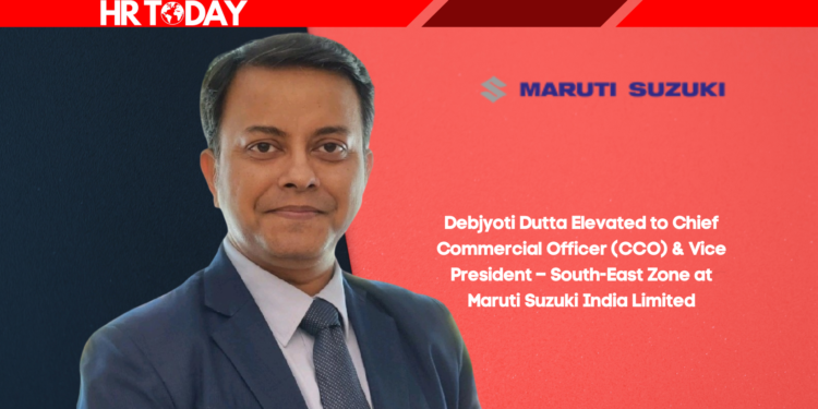 Debjyoti Dutta Elevated to Chief Commercial Officer (CCO) & Vice President – South-East Zone at Maruti Suzuki India Limited