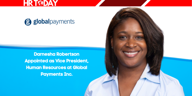 Darnesha Robertson Appointed as Vice President, Human Resources at Global Payments Inc.