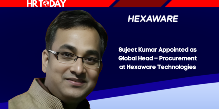 Sujeet Kumar Appointed as Global Head – Procurement at Hexaware Technologies
