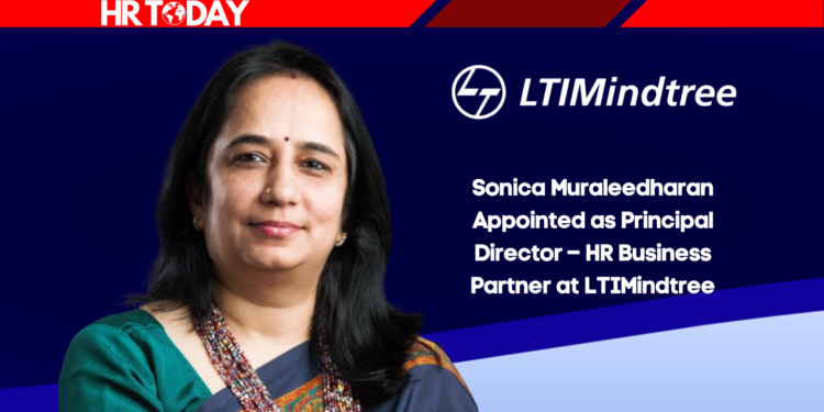 Sonica Muraleedharan Appointed as Principal Director – HR Business Partner at LTIMindtree