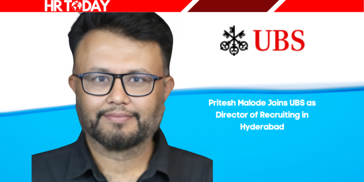 Pritesh Malode Joins UBS as Director of Recruiting in Hyderabad