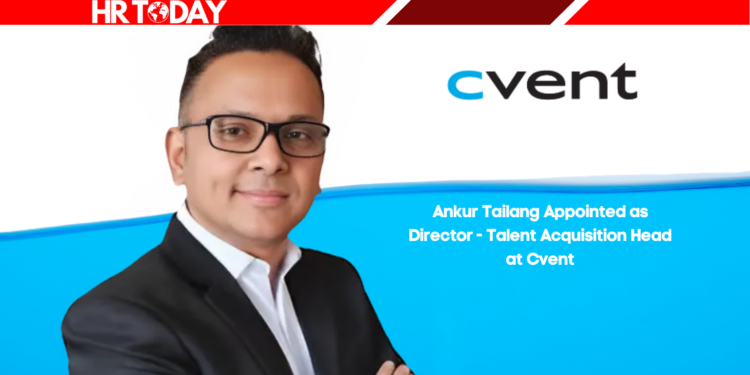 Ankur Tailang Appointed as Director - Talent Acquisition Head at Cvent