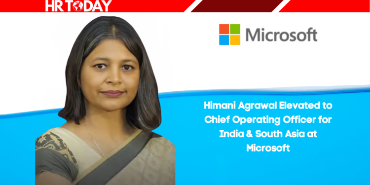 Himani Agrawal Elevated to Chief Operating Officer for India & South Asia at Microsoft