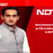 Rahul Kanwal Appointed as CEO & Editor-in-Chief at NDTV